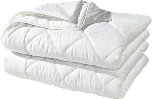 Erwin Müller Steppbett Agra 2er-Pack 60% Seide, 40% Baumwolle wollweiß Größe 135x200 cm