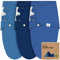KeaBabies 3-Pack Bio Swaddle Schlafsack Baby - Pucksack Baby 0-3 monate für Neugeborene, Weich und Gemütlich Pucktuch Säuglinge fur Mädchen, Jungen, Babyschlafsack Neugeborene, Atmungsaktiv(Frost)