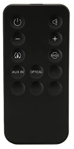 Télécommande de Barre de Son, Télécommande Universelle de Remplacement pour Système de Barre de Son Cinema Speaker SB400 SB200, Noir