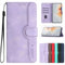 xinyunew Cover per iPhone 6/iPhone 6s + 2 Pezzi Vetro Temperato Case, Custodia Premium in PU, Chiusura Magnetica Flip Telefono Case per iPhone 6/iPhone 6s (lilla)