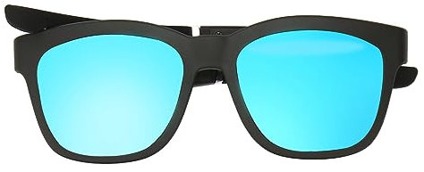 Wireless Smart Sunglasses, Reduce Interference Noise Reduction Bone Conduction Glasses for Riding (Blue)