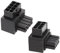 CY Adapter ATX 8P EPS Stecker auf Buchse, 90 Grad nach oben nach unten abgewinkelt, Power-Header für CPU 12 V, 2 Stück