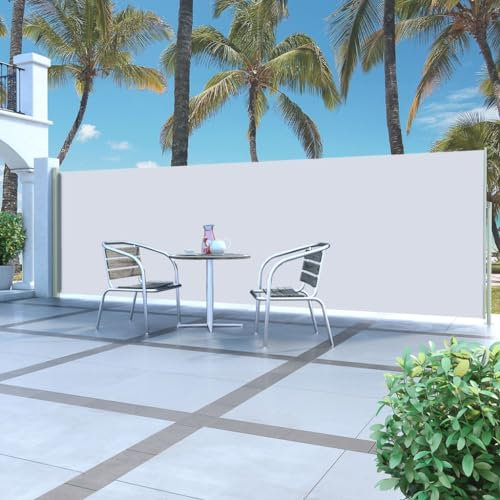 Genérico Toldo lateral retráctil 160 x 500 cm Crema, Hogar y Jardín, Céspedes y Jardines, Vida al aire libre, Sombrillas y velas de sombra,Crema,17.292 LB,45461