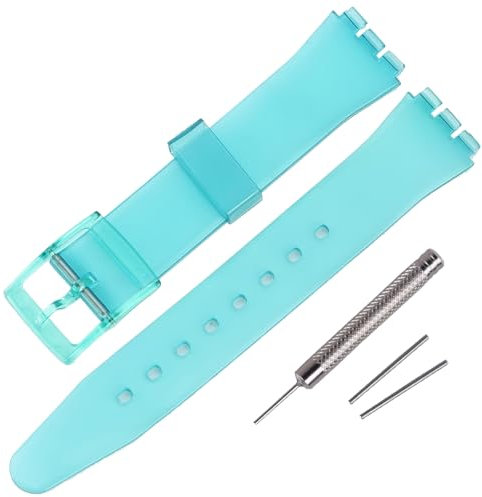 Rihahisy Bracelet de rechange en silicone pour montre, 17mm