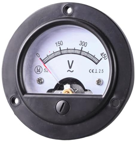 AC0-300Volt AC0-450V VAnaloges Voltmeter Quadratisches/rundes Panel Spannungsmessgerät Zeigt Den Trend Der Leistungsmessung An
