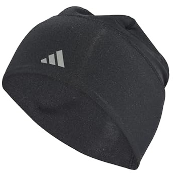 adidas Unisex Climacool Beanie Fitted, Black/Reflective Silver, XL