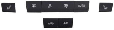 Rufutle Auto Schalter Knopf für BMW F20 F21 F22 F30 F35 F34 F36 F45 F46, Klimaanlage Belüftung Einstellen CD Player Steuerung AC Taste