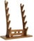 Bsbkoj Flötenständer aus , Scheidenständer, eleganter Flötenständer, Tischständer, Musiksammlungs-Display, Flöten- und Scheidenhalter, Holzständer, Flöten-Organizer-