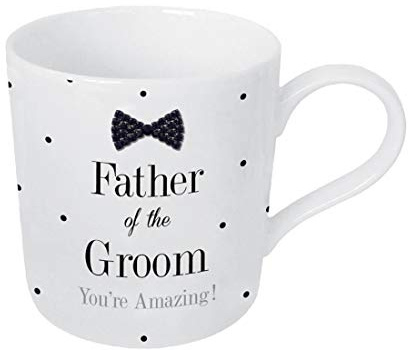 Father Of The Groom Gift - Sentiment Mug Gift New Boxed