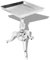 vidaXL Beistelltisch Couchtisch Tisch Aluminium Silber Barock Industrie Design