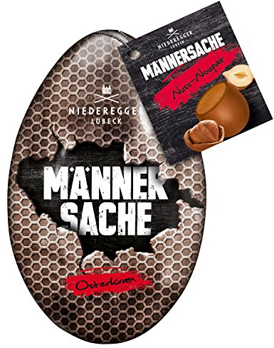 Niederegger - Männersache Osterkram Nuss-Nougat Schokoladenpralinen Pralinen - 50g