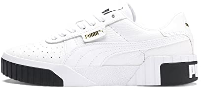 PUMA Cali Wn's, Sneakers Donna, White Black, 37.5 EU