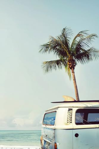 Vintage Camper Van Poster (61cm x 91,5cm)