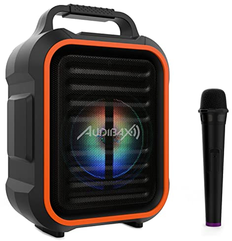 Audibax Denver Combo 6 Portable. Sistema Bluetooth con Batería Recargable y Micrófono Inalámbrico
