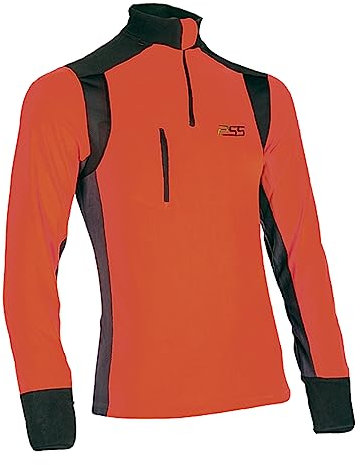 PSS Fleeceshirt X-Treme Polar Orange/Grau Größe XL