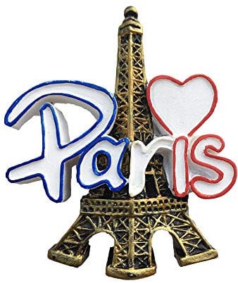 Paris France 3D Letters Tower Refrigerator Magnet Souvenir Resin Collection, Paris Fridge Magnet Gift Magnetic Sticker Home Kitchen Decoration