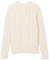 Amazon Essentials Men's Long-Sleeve 100% Cotton Fisherman Cable Crewneck Jumper, Off-White, XS