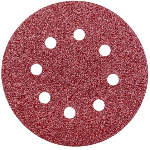 YoiYee Lot de 20 disques abrasifs 8 trous 125 mm pour ponceuse orbitale aléatoire, grain 40