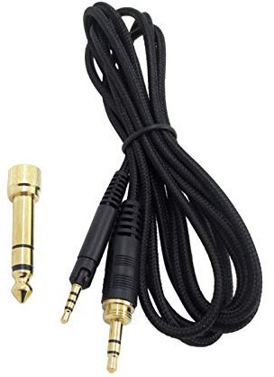 Xingsiyue Remplacement du Casque Câble pour Sennheiser HD598 HD599 HD569 HD579 HD518 - Cordon AUX avec Adaptateur 6.35mm