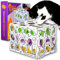 Cat Amazing Mega - Cat Treat Puzzle Box - Interaktives Leckerlabyrinth - Katzenpuzzle Feeder - Leckerli-Box für Indoor-Katzen - Anreicherung Futter Spielzeug - Bestes Katzenspielzeug Aller Zeiten!