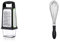 OXO Good Grips Box Grater with Removable Zester & Good Grips 28 cm Balloon Whisk