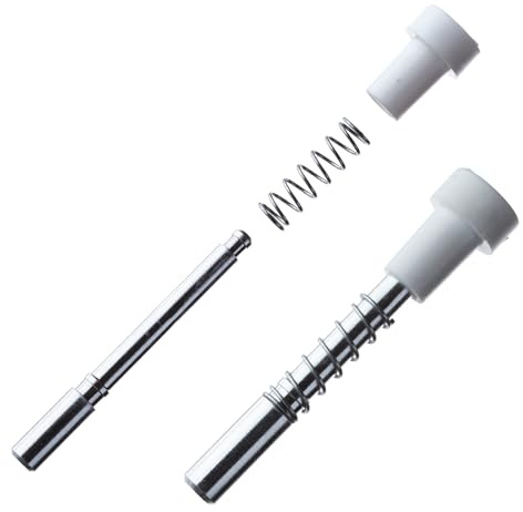 25 Pack - American Made Window Screen Clips – Aluminum Replacement Spring Plunger Pins, Frame Latch Lock Bolts, Pull Pin Fastener Parts, Secure Window Screens