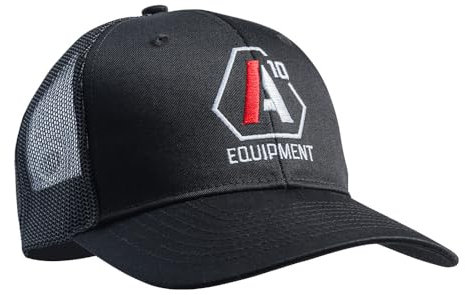 A10 Equipment Unisex Snapback Baseballkappe, Schwarz, One Size