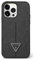 GUESS GUHCP14XPSATLK Case for iPhone 14 Pro Max 6.7 Inch Black Hard Case SaffianoTriangle Logo