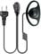 D-Shape Overt Ear Hanger Earpiece for ICOM Straight 2 Pin Radio