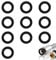 Shower Hose Washers - 10 Pack Rubber Washers Seals for Shower Head Connections