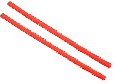 Silicone Oven Rack Guards, Oven Rack Edge Protector, 2pcs Heat Insulated Silicone Clips Hot Oven Rack Shelf Guards Avoid Scald Protector Tool