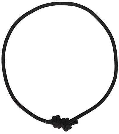 Tomotato 6mm Zubehörschnur, 12 KN Kletterseil Zubehörschnur für Outdoor Bergsteigen, Klettern, Rettung, 1,2 M(Schwarz)
