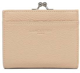 Lancaster | Foulonné PM - Porte-Monnaie Cuir de Vachette Grainé Beige foncé