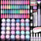 SAVILAND Dip Powder Nail Kit with Drill: 30 Colors Keratin Dipping Powder with 4Pcs Dip Liquid Set Base & Top Activator Brush Saver for French Nail Art Manicure Salon