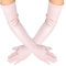 BLMHTWO Guanti lunghi in raso a gomito, da donna, guanti lunghi in raso, stile anni '20, rosa, 20.47 inches (length)