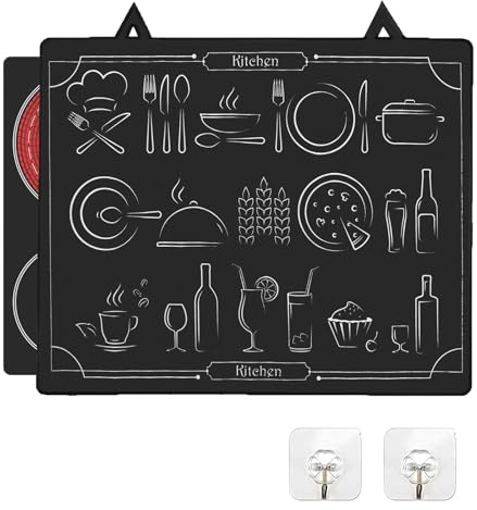 Smgbway Hob Cover 62 x 53 cm, Foldable Natural Rubber Plate, Induction Protective Mat, Heat Resistant, Scratch-Resistant, Non-Slip Electric Hob Cover