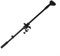 Asta per microfono in metallo+plastica, morsetto regolabile, lunghezza 55 cm (clip A)