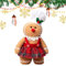 Lebkuchenmann Puppe, Weihnachts Lebkuchenmann PlüSch, Ausgestopfter Lebkuchenmann, Lebkuchenmann Figur, Weihnachts Lebkuchenmann Tisch Ornament, FüR Drinnen DraußEn Weihnachtsfiguren Tischdekoration