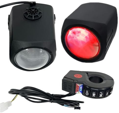 Impianto stereo per moto,Altoparlanti da manubrio per moto - Altoparlante per montaggio su manubrio audio per moto,Stereo per moto, amplificatore radio impermeabile, suono Hi-Fi per scooter moto