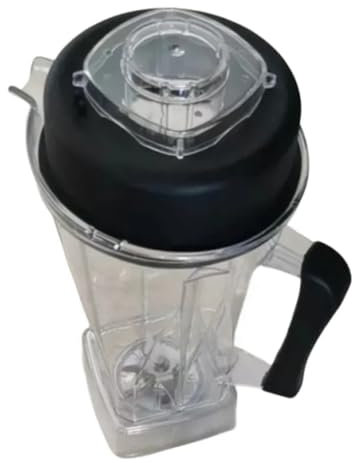 WYTRVC 64oz Entsafter Mixer Krug Becher Deckel Klinge Teile. Kompatibel mit Vitamix 5200 5000 5500 6300 4200 45 Transparent Mixer Behälter Becher