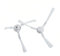 Filtre Hepa à brosse latérale principale à vide. Compatible avec Xiaomi Robot Vacuum E10 E12 B112. 法法(2pcs)