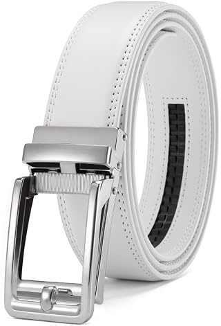 CHAOREN Automatik Gürtel Herren, 35 mm Breiter Ratschengürtel Herren | Lochfreie Mikrojustierung, Auf Wunschlänge Kürzbar, Business, Jeans & Freizeit