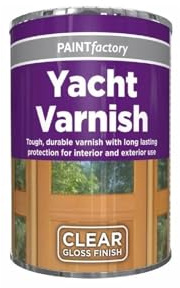 MSQUARE Yacht Varnish Paint, Weather Resistance, Easy Application, Gloss Finish, Protective Coating, Long Lasting Shine, Durable, Ideal for Boats, Decks, Doors, Windows & Cabinets, 300ml (Pack of 1)