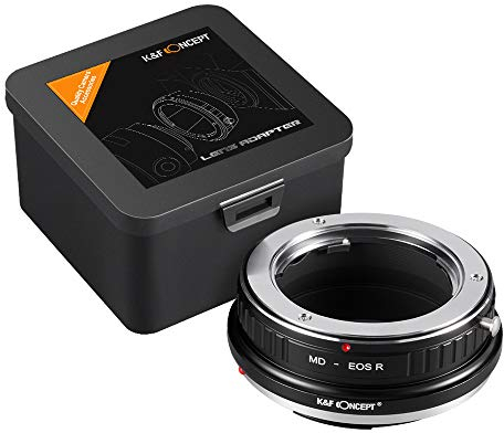 K&F Concept Lens Mount Adapter for Nikon F, AI, AIS, D, AF-S Mount Lens to Canon EOS R Camera (Nikon-EOS R)