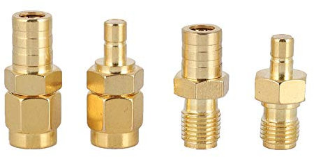 4 Types Adaptateur RF Adaptateur SMA vers Connecteur SMB Convertisseur RF pour Antenne Autoradio Dab SMB Femelle vers Mâle SMA, SMB Femelle vers SMB Femelle, SMA Mâle vers SMB Mâle