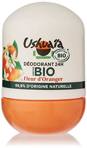 Ushuaïa Déodorant Bille 24H Certifié Bio à la Fleur d'Oranger - 50 ml