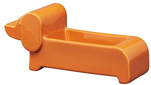 Orla Kiely C-förmiger Übertopf mit Dackel-Design, Orange, Einheitsgröße