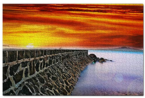 New Zealand Jigsaw Puzzle 1000 Piece New Zealand Mission Bay Auckland Puzzle Game Artwork Travel Souvenir Wooden