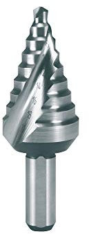 RUKO Stufenbohrer HSS - CBN geschliffen mit Spiralnut (Einzelbohrer), Größe 0/9 Ø 4-5-6-7-8-8-10-11-12 mm