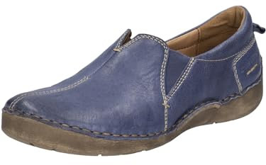 Josef Seibel Damen Slipper Fergey 70,Weite G (Normal),Wechselfußbett,schluepfschuhe,Slip-ons,freitzeitschuhe,Mokassins,Ocean,39 EU